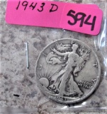 1943-D Walking Liberty Half