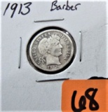 1913 Barber Dime