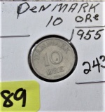 1955 Denmark Coin