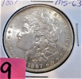 1887 Morgan Dollar