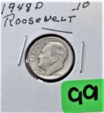 1948-D Roosevelt Dime