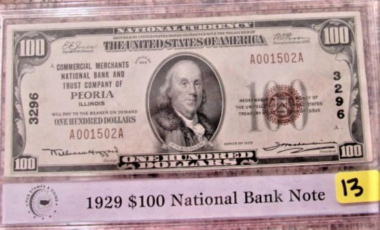 1929 $100 National Bank Note