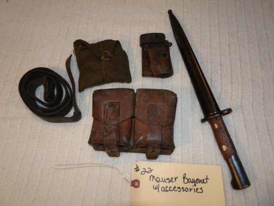 Mauser Bayonet w/accessories