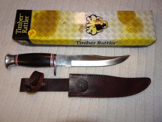Timber Rattler Knife TR59 w/Sheath 7 1/2" Blade