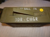 7.62mm ball ammo in stripper clips in bandoleers in unopened ammo tin - 200 rds