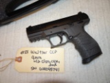 Walter CCP 9mm w/2 clips, case, lock