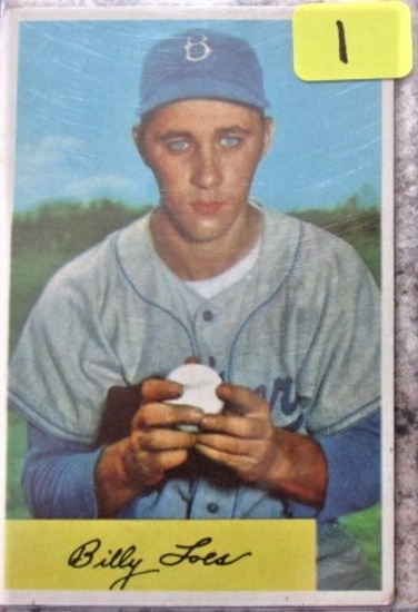 1954 Bowman Billy Leos #42