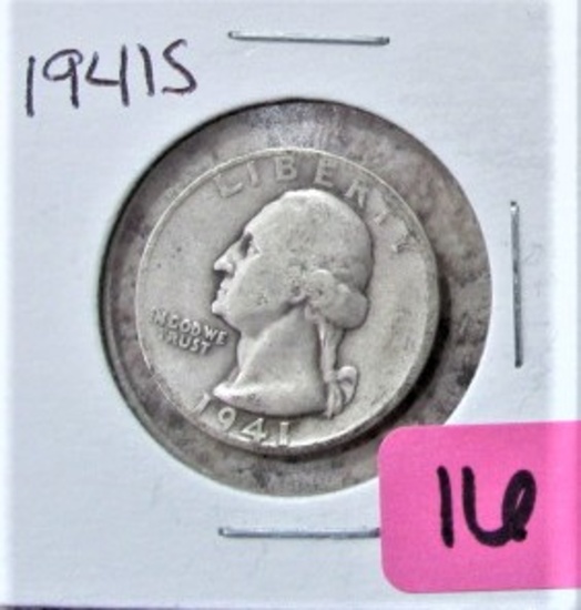 1941-S Washington Quarter