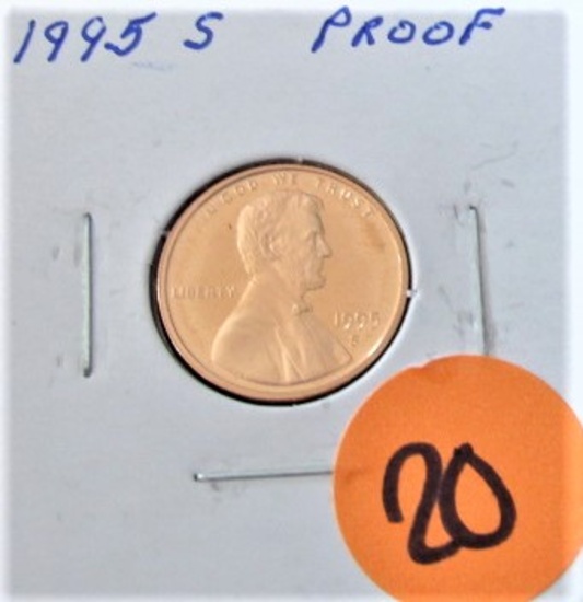 1995-S Cent Proof