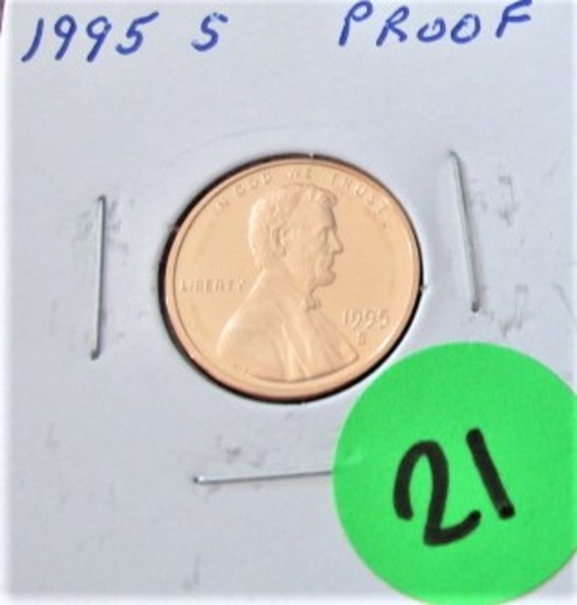 1995-S Cent Proof