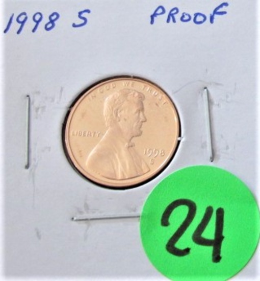 1998-S Cent Proof