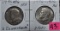 1776-1976 (2) Kennedy Half Dollars
