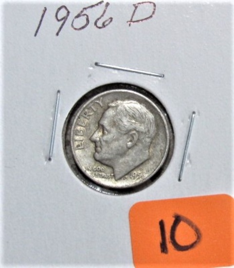 1956-D Roosevelt Dime