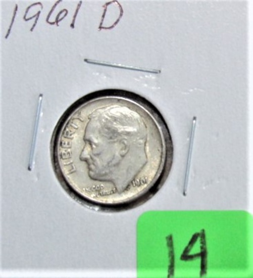 1961-D Roosevelt Dime