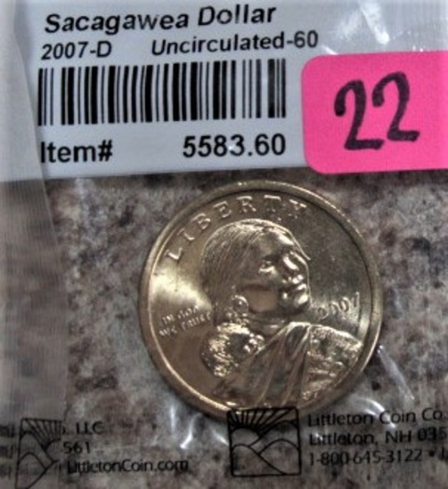 2007-D Sacagawea Dollar