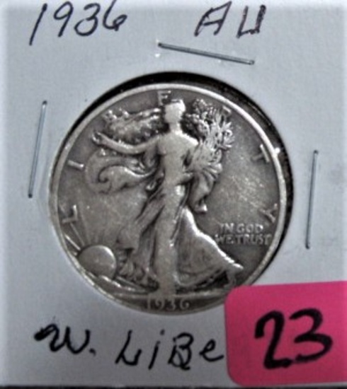 1936 Walking Liberty Half