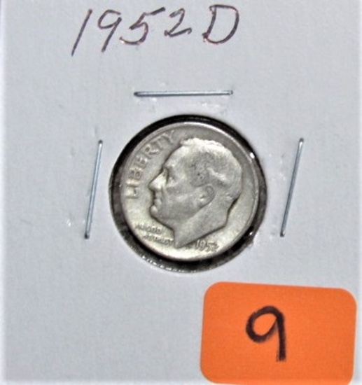 1952-D Roosevelt Dime