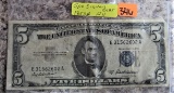 $5 Silver Certificate 1953-A  AU