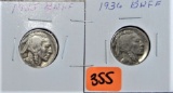 1935, 36 Buffalo Nickels