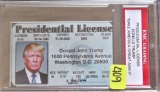 President Trump Graded License