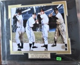 Snider/Mantle/DiMaggio/Mays 11x14 Signed Matted Photo