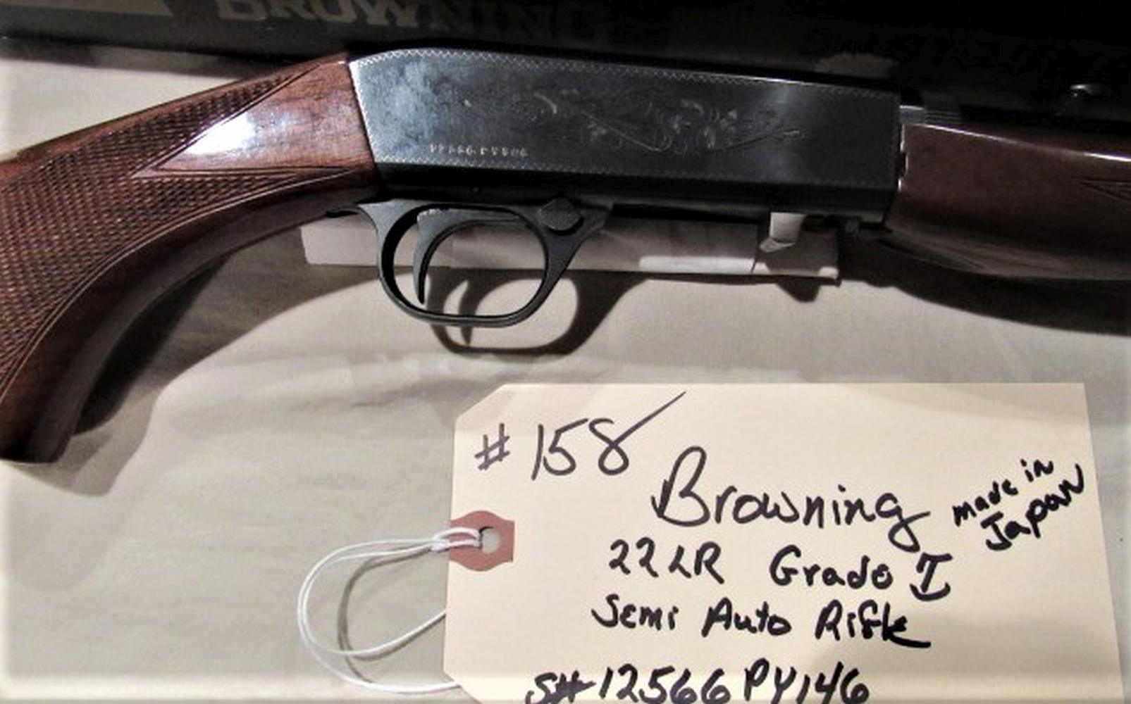 Browning (Made in Japan) 22 LR Grade I Semi Auto | Proxibid
