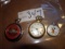 3 Pocket Watches (1 Ford F-100, 1 Mickey Mouse, 1-RR West clock)