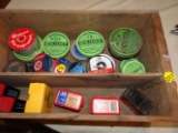 Assorted Air gun Pellets .177 & .22 in Wooden Federal Cartridge Box