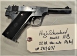 High Standard Model HB 22 LR Semi Auto Pistol