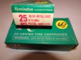 Remington 25 Auto 50 Gr 2 boxes 100 Rds