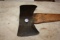 old faithful double axe, warren axe