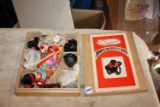 Hanko Japanese Doll with 6 wigs in the box