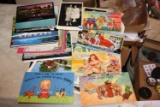 large lot vintage post cards