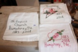Embroidered tea towels Humphrey ne