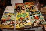 1950 10 cent comics lone ranger red rider dell