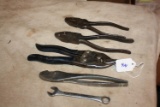 SK wrench Wayne tin snips crimpling pliers pexto cutters