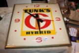 Funks G hybrid corn clocks. Works great 15x15