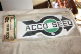 ACCO Seed Arrow Sign. NOS in the package