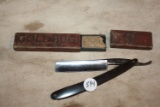 Swan works cutlery Co. no.999 straight razor Germany Roger Cutlery Co.