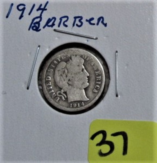 1914 Barber Dime