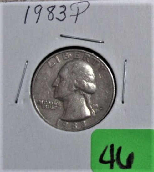 1983-P Washington Quarter