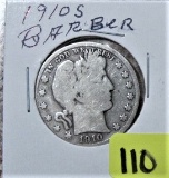 1910-S Barber Half