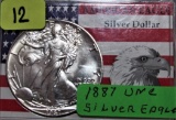 1887 American Eagle Silver Dollar