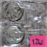 1934, 1936 Buffalo Nickels