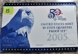 2005 United States Mint 50 State Quarters Proof Set