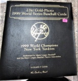 22kt Gold-Photo 1999 World Series Baseball Cards