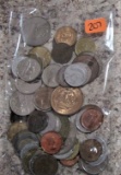 Bag of Foreign Coins