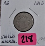 1868 Shield Nickel