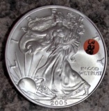 2005 American Silver Eagle Uncirculated