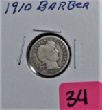 1910 Barber Dime